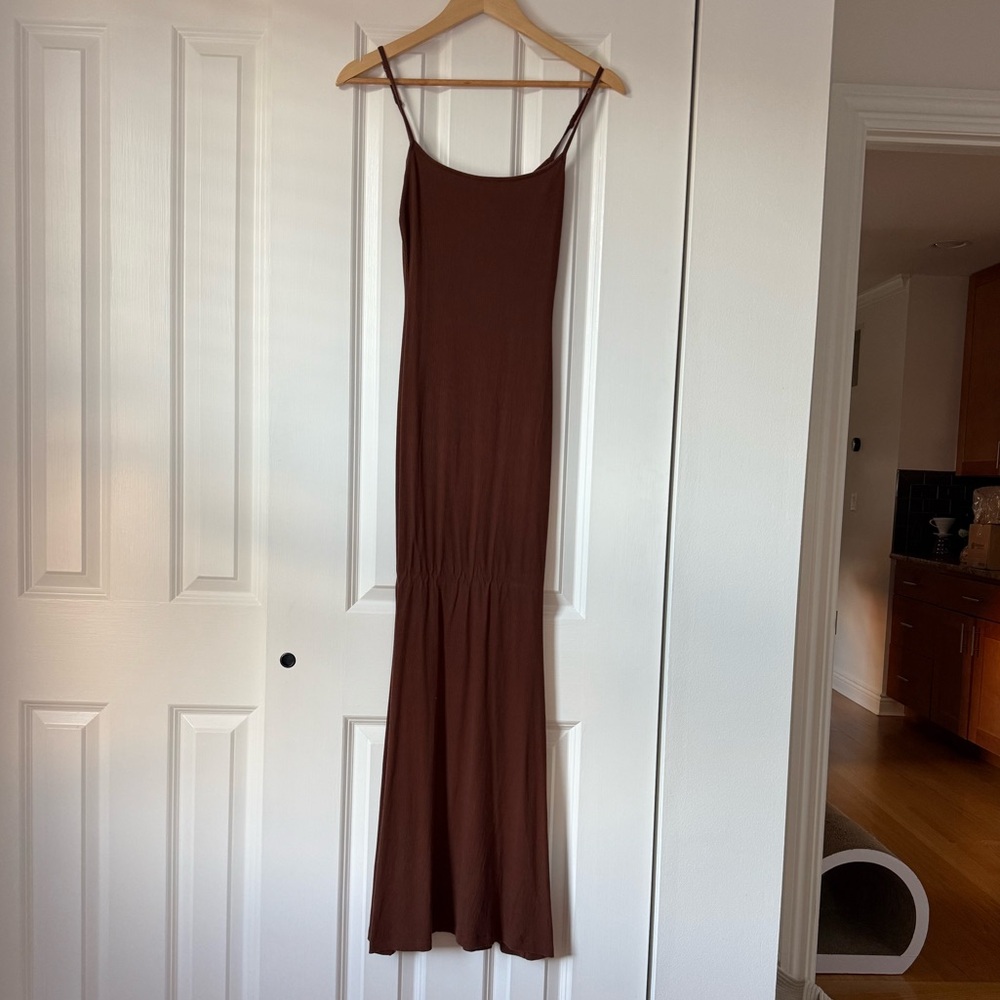 Quince - Tencel Rib Knit Maxi Slip Dress